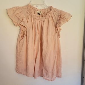 2 universal threads ruffled cap sleeve top